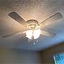 Ceiling fan and ligh cleaning services